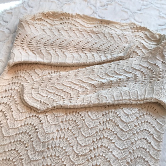 Ivory cotton loose knit sweater by Sarah Arizona - Picture 8 of 8